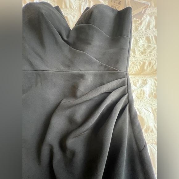 Jovani 06403 Black Ruched Dress without Wrap - Picture 7 of 14